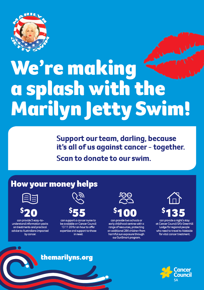 Marilyn 2026 - Fundraising Poster For Teams
