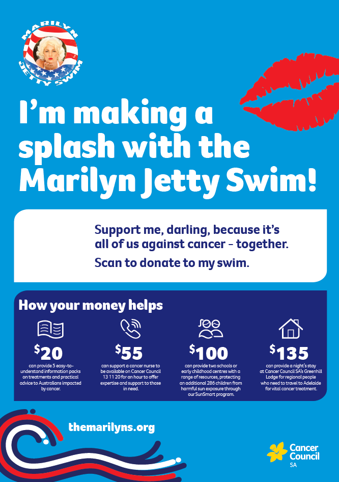 Marilyn 2026 - Fundraising Poster For Individuals