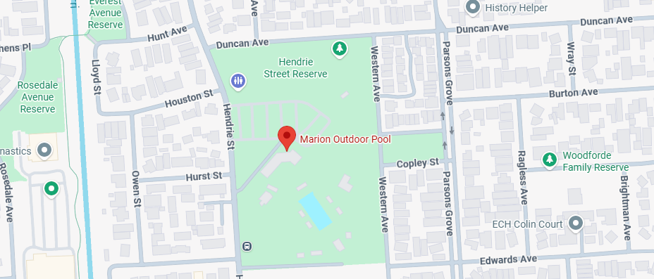 Marion Outdoor Pool Map